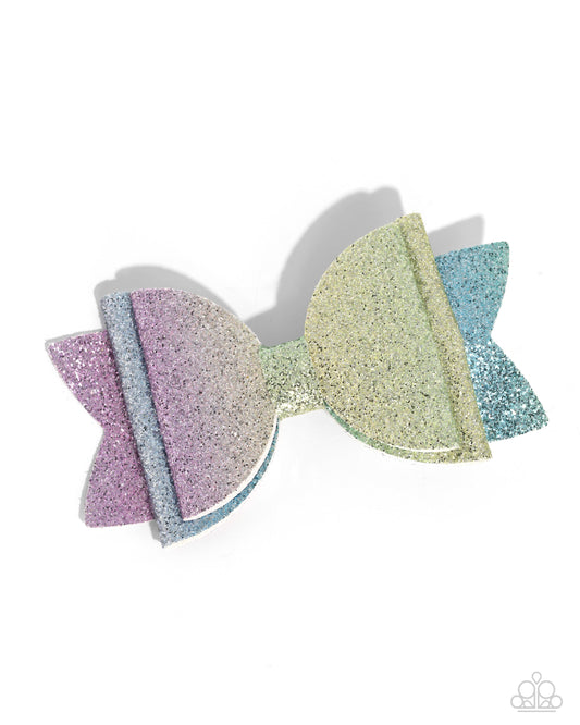 Paparazzi Accessories - Rainbow Revere - Multi Colored Hair-Clip