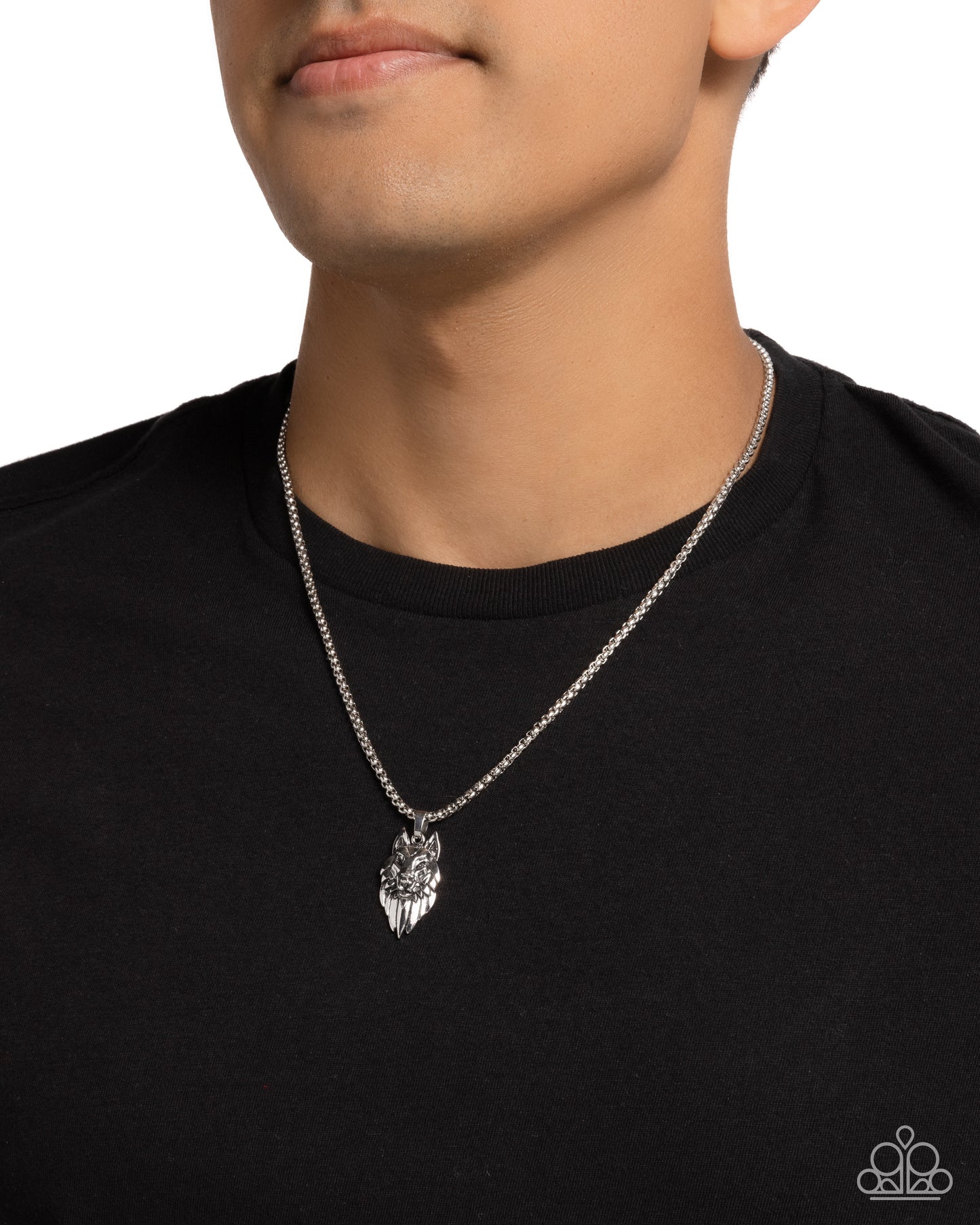 Paparazzi Accessories - Wolf Warrior - Silver Necklace