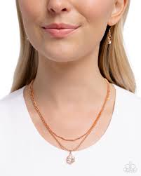 Paparazzi Accessories - Call Of The Style - Copper Necklace