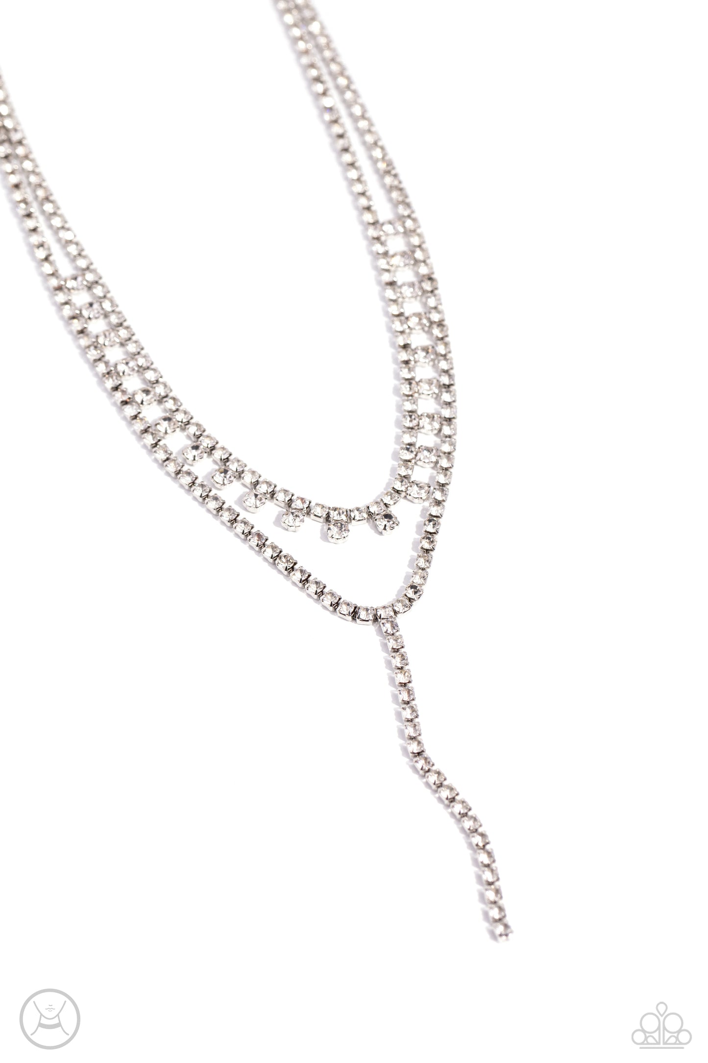 Paparazzi Accessories - Champagne Night - White Necklace