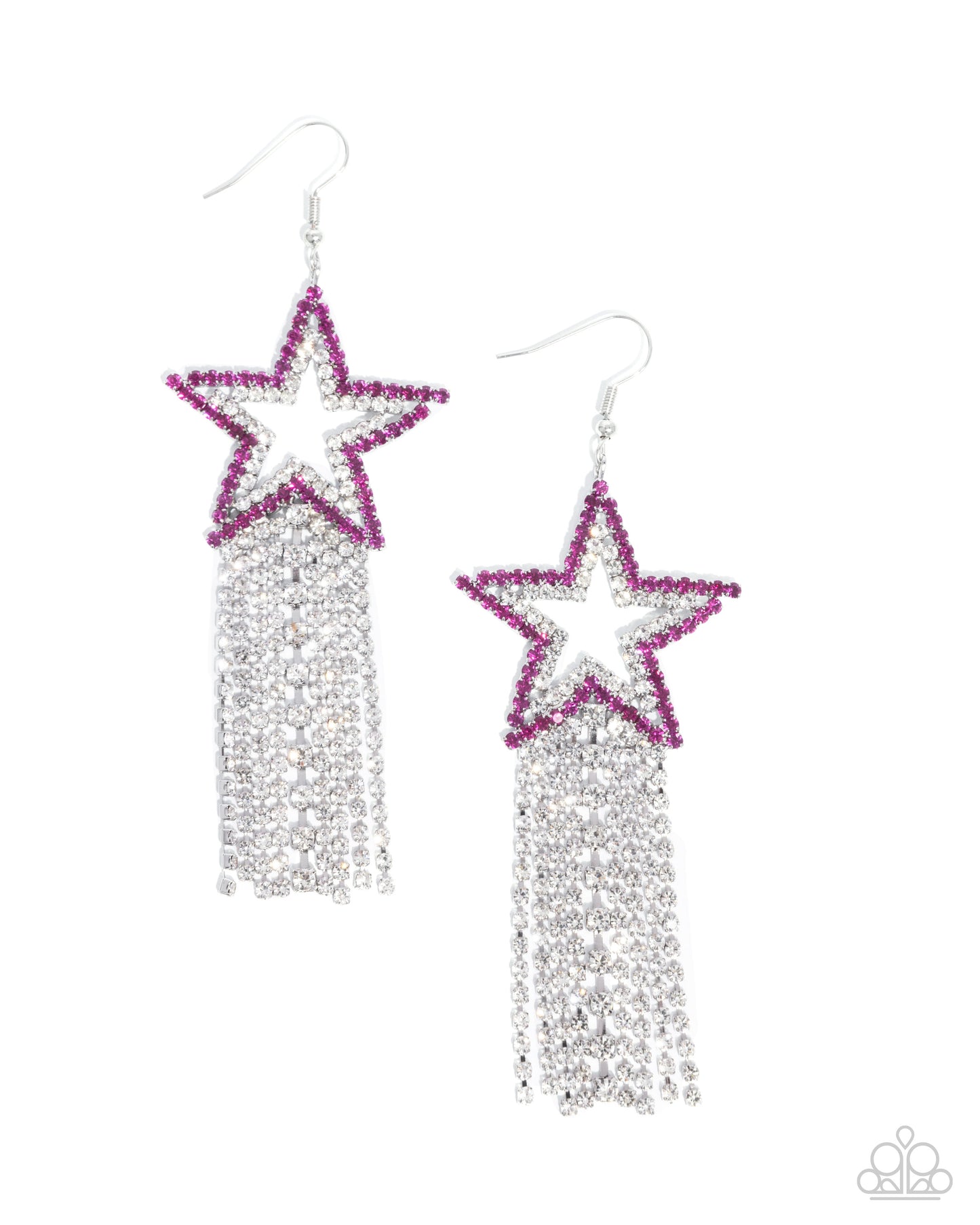 Paparazzi Accessories - Sunset Superstar - Pink Earrings