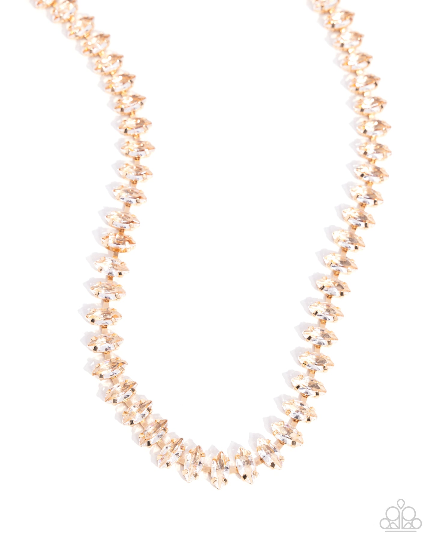 Paparazzi Accessories -  Glittery Genre - Gold Necklace