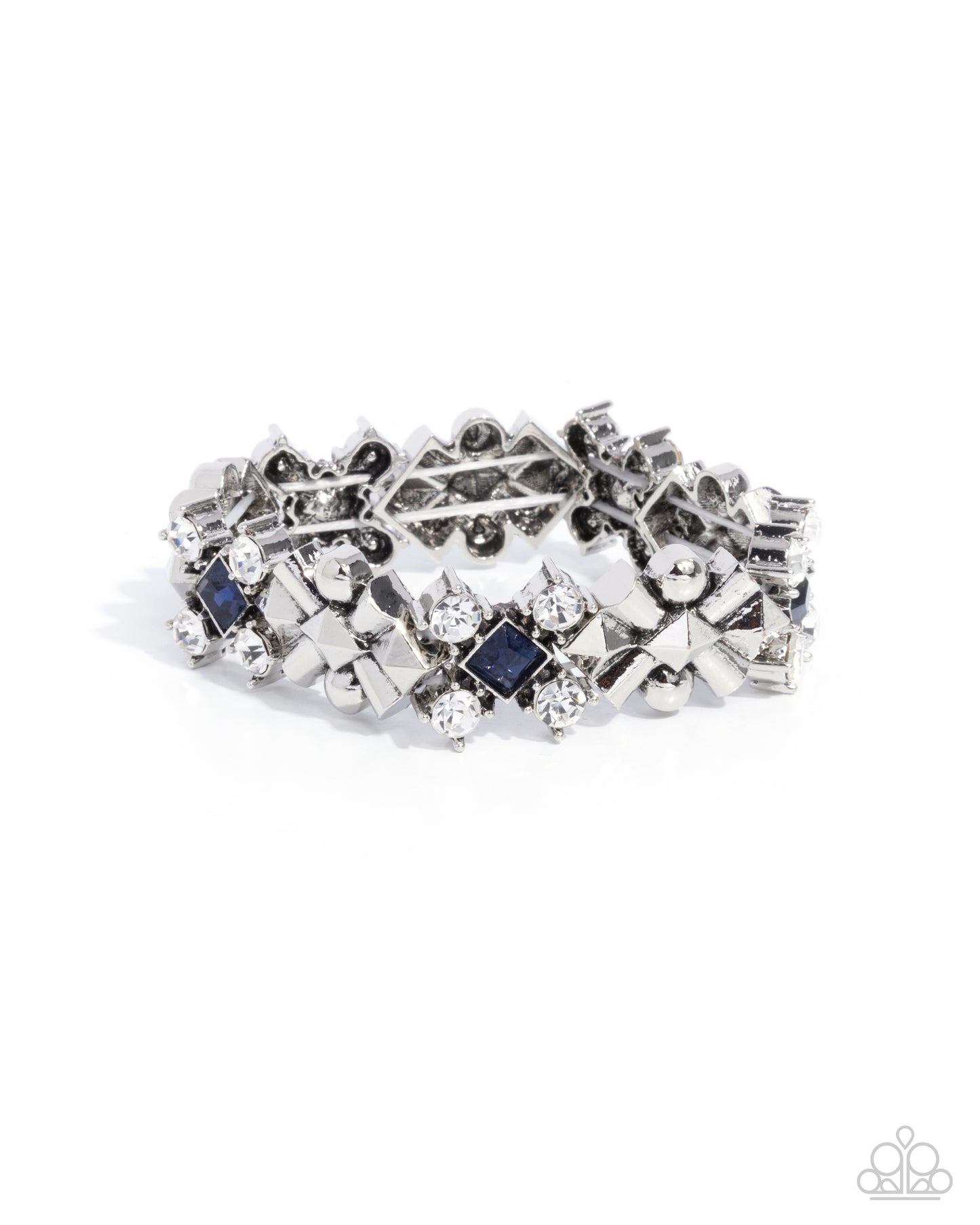 Paparazzi Accessories - Square Service - Blue Bracelet