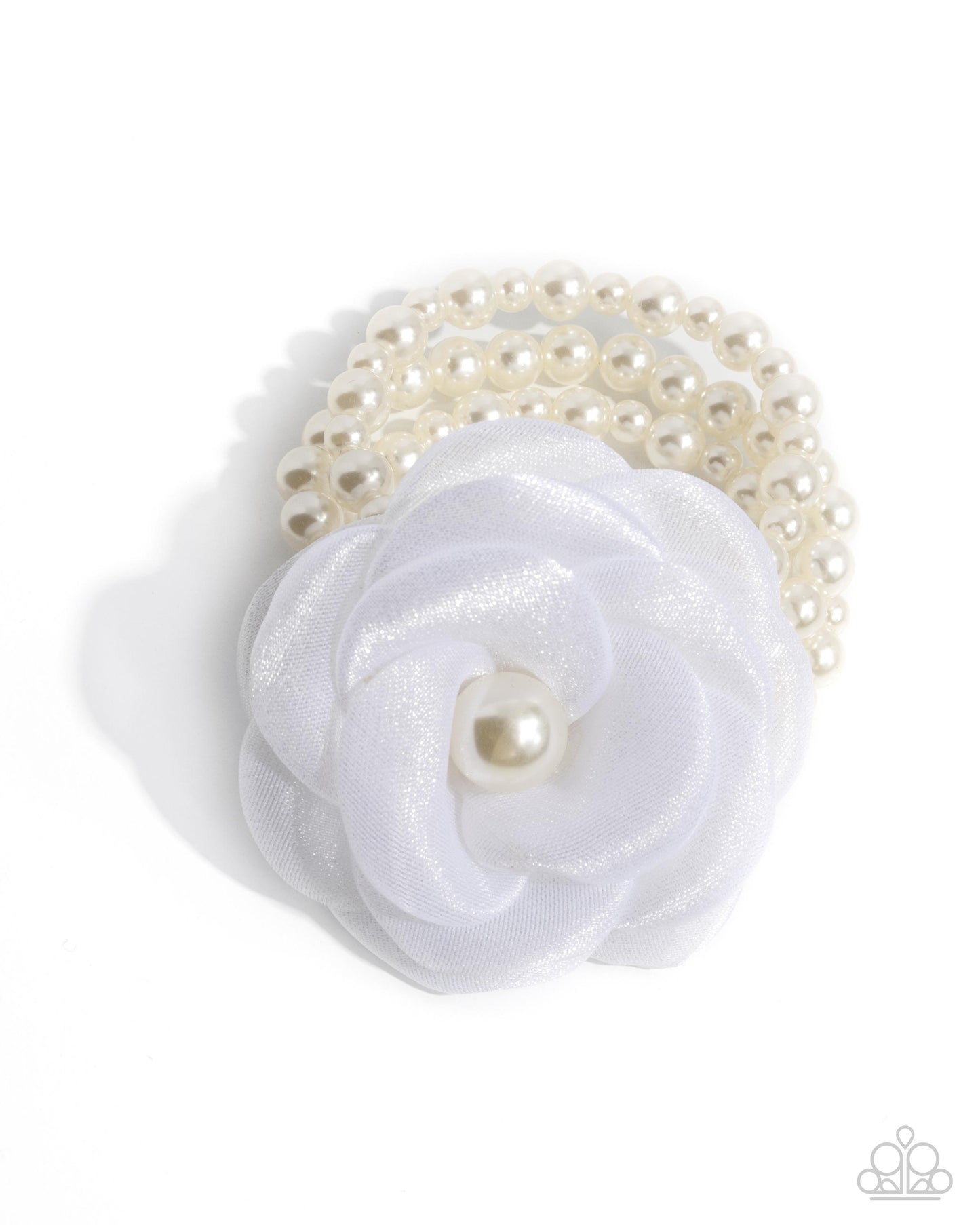 Paparazzi Accessories - Feminine Mystique - White Bracelet