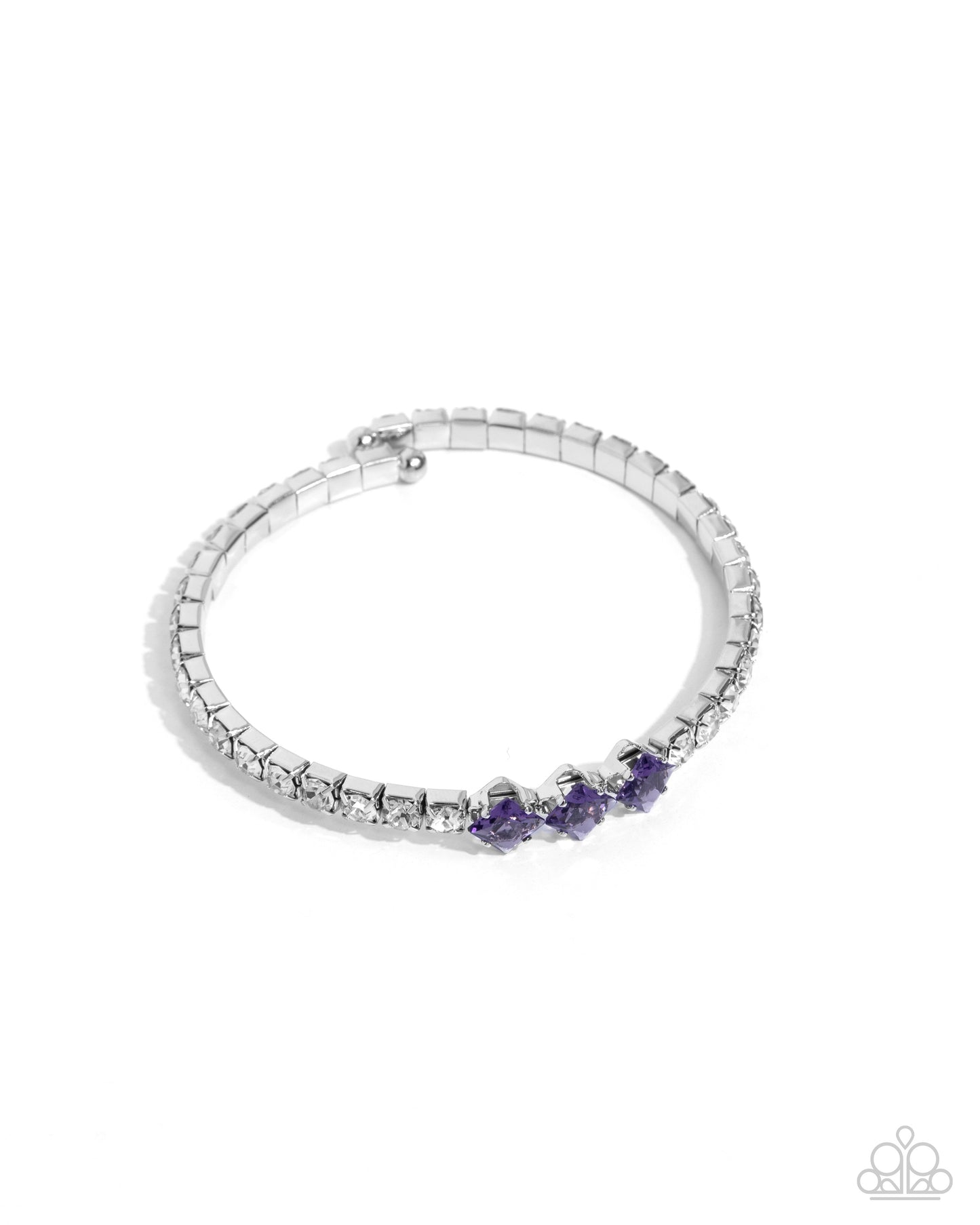 Paparazzi Accessories - Pointed Production - Purple Bracelet