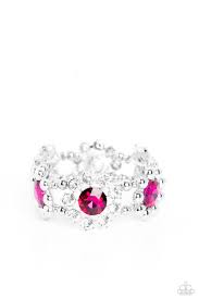 Paparazzi Accessories - Pact Of Petals - Pink Bracelet