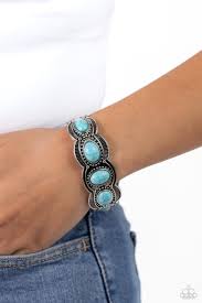 Paparazzi  Accessories - World Traveler - Blue Bracelet