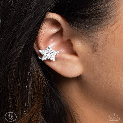 Paparazzi Accessories - Stellar Skill - White Earrings