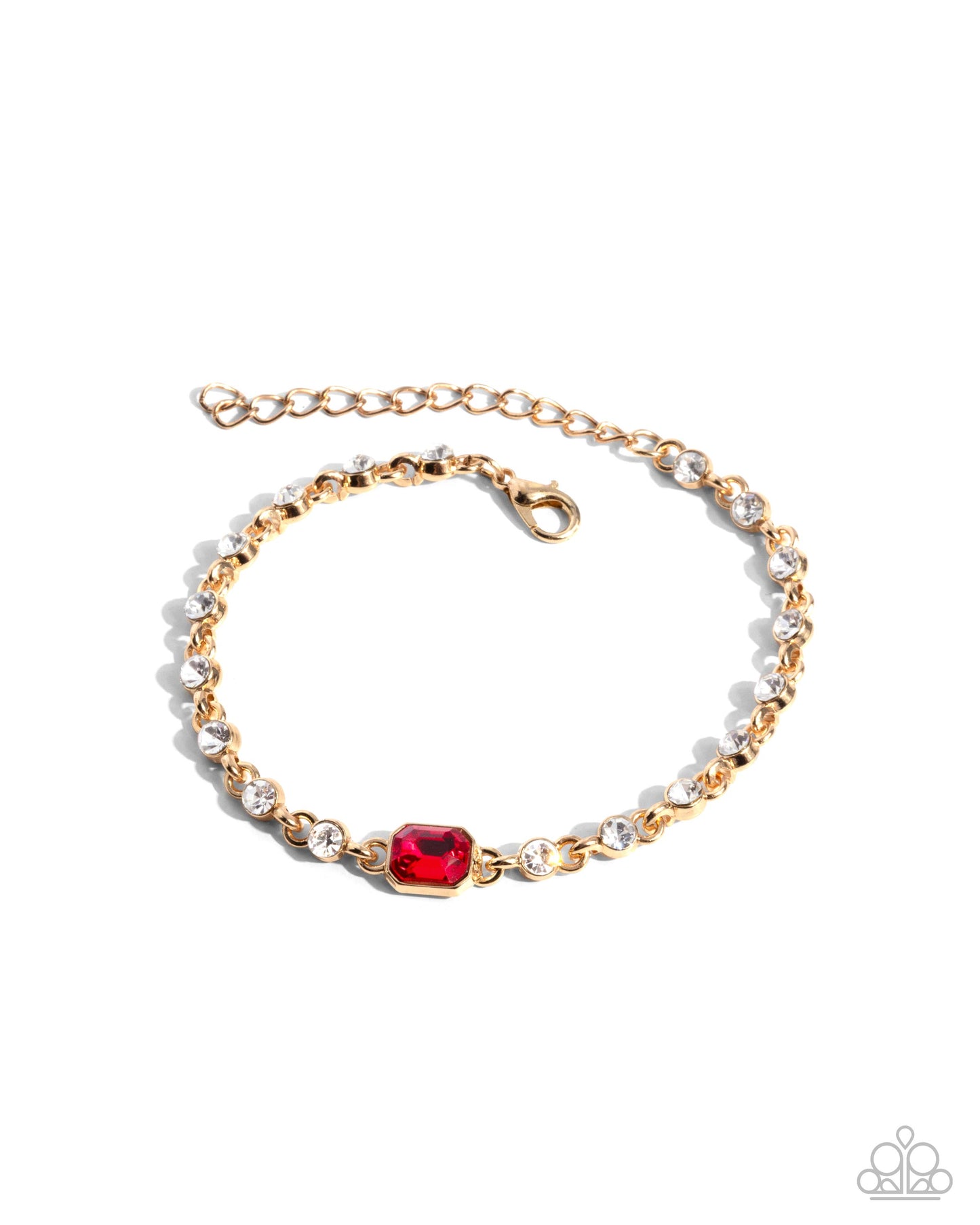 Paparazzi Accessories - Fitted Fidelity - Red Bracelet