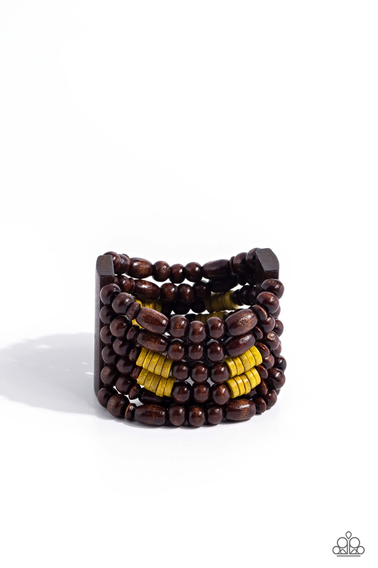 Paparazzi Accessories - Paradise Palazzo - Yellow Bracelet