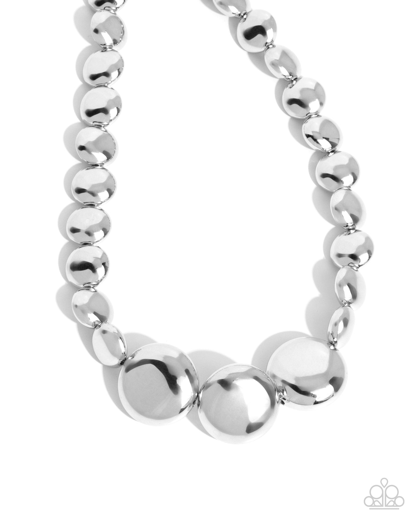 Paparazzi Accessories - Reflective Roar - Silver Necklace