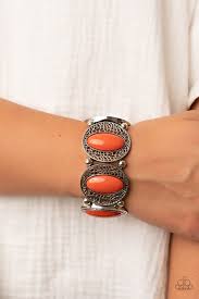 Paparazzi Accessories - Eastern Escapade - Orange Bracelet