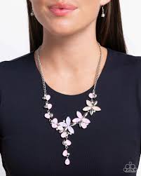 Paparazzi  Accessories - Vibrant Valley - Pink Necklace