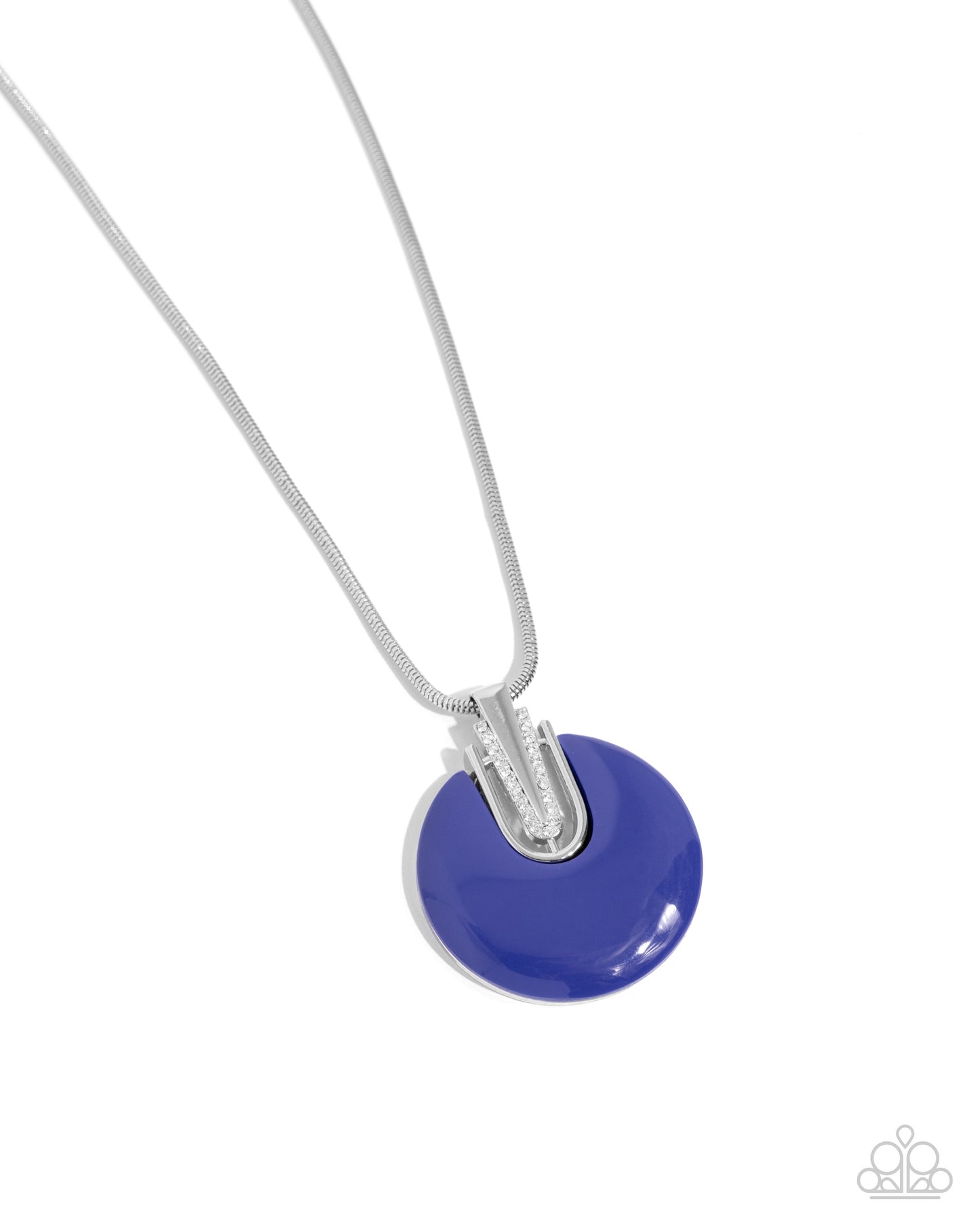 Paparazzi Accessories - Cutting Charm - Blue Necklace