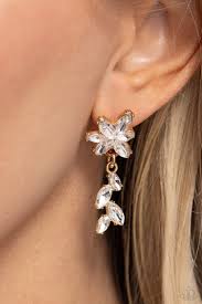 Paparazzi Accessories - Goddess Grove - Gold Earrings