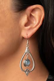 Paparazzi Accessories - Ethereal Emblem - Blue Earrings