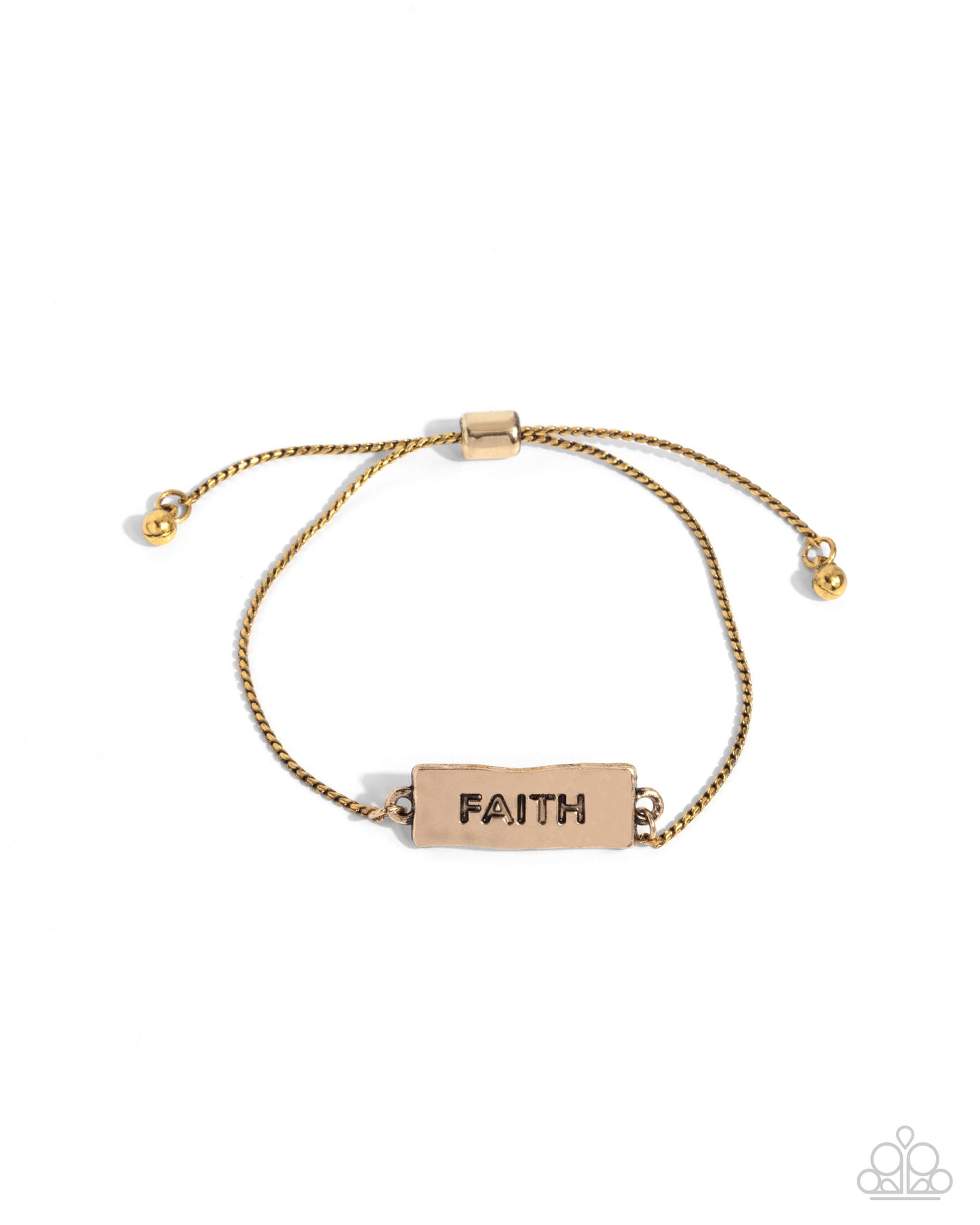 Paparazzi Accessories - Confession Of Faith - Gold Bracelet