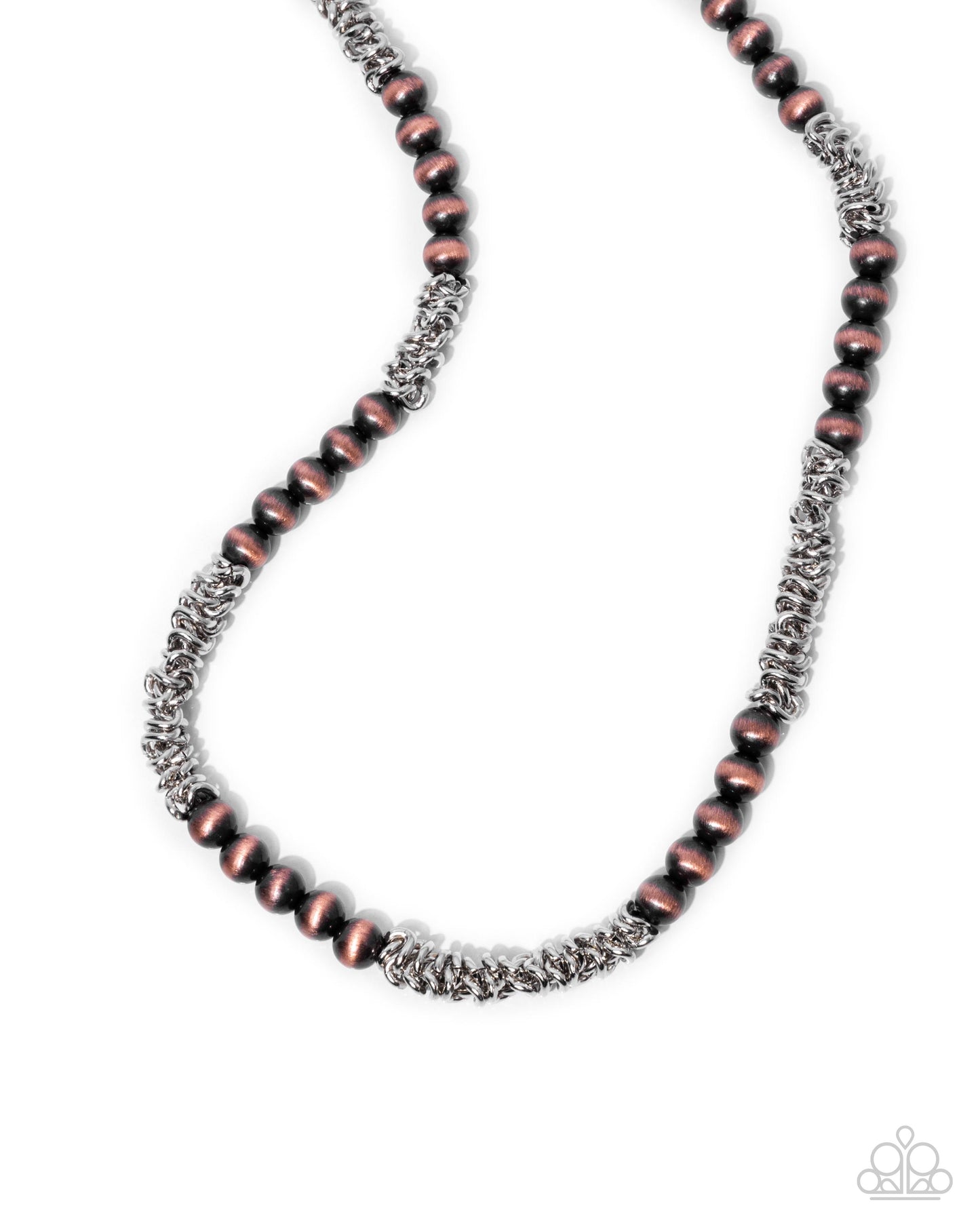 Paparazzi Accessories - Chained Consistency - Brown Necklace