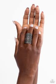 Paparazzi Accessories - Diamondback Bravado - Silver Ring