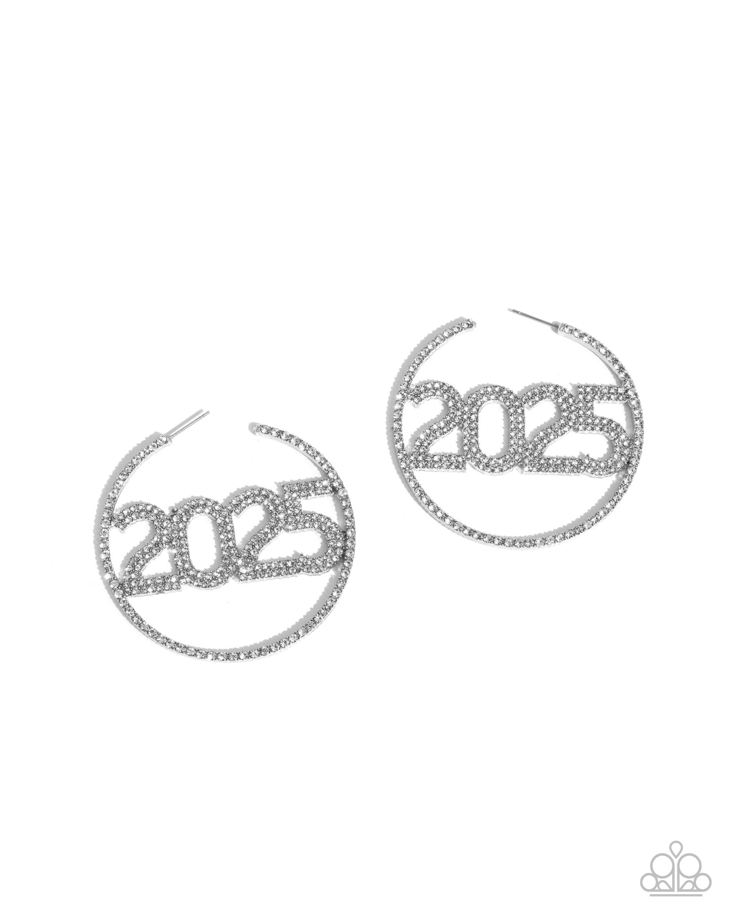 Paparazzi Accessories - This Is Gonna Be My Year - White Earrings