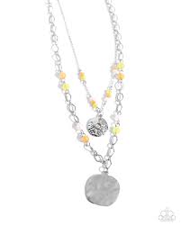 Paparazzi  Accessories - Sand Dollar Season - Pink Necklace