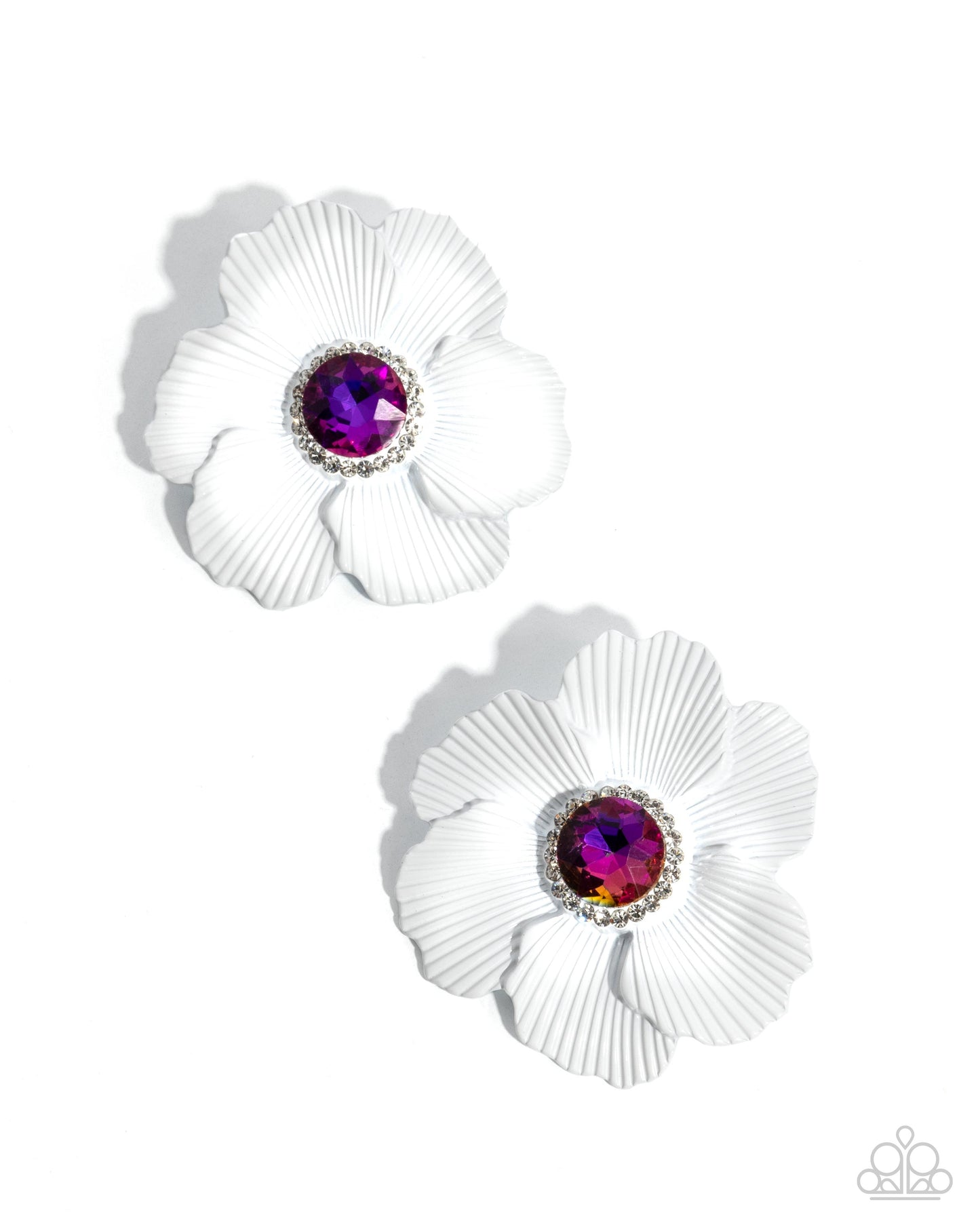 Paparazzi Accessories - Organic Growth - White Earrings