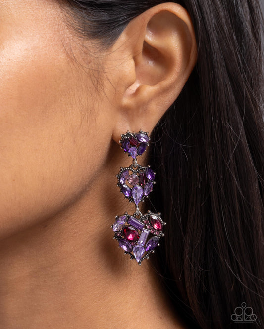 Paparazzi Accessories - Lovable Lure - Purple Earrings