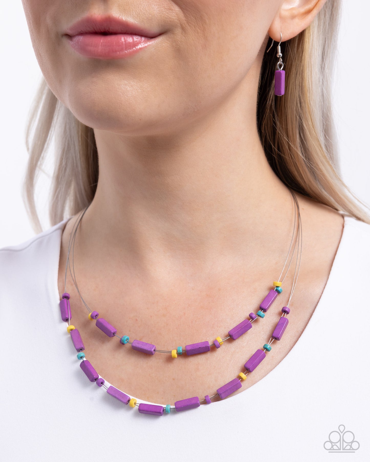 Paparazzi Accessories - Earthy Extrovert - Purple Necklace