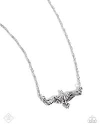 Paparazzi Accessories - Eagle Exception - Silver Necklace