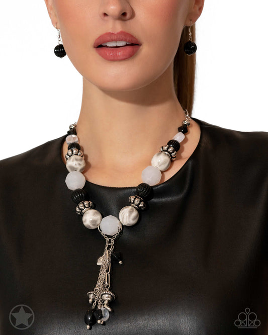 Paparazzi Accessories - Break a Leg - Black Necklace