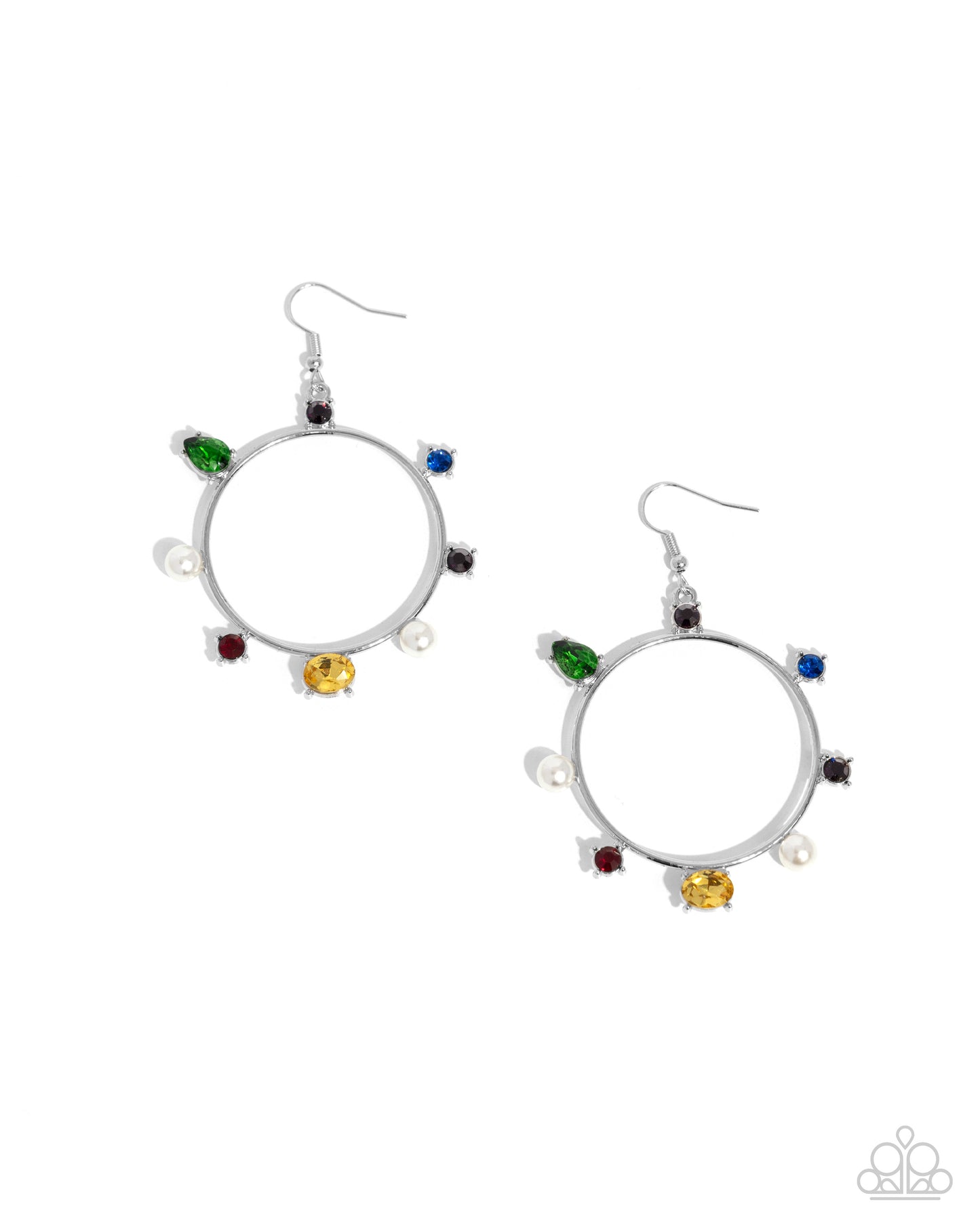 Paparazzi Accessories - Taylored Treasure - Multi Colored Earrings