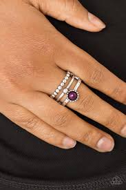 Paparazzi  Accessories - Summer Retreat - Purple Ring