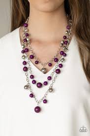 Paparazzi  Accessories - The Partygoer - Purple Necklace