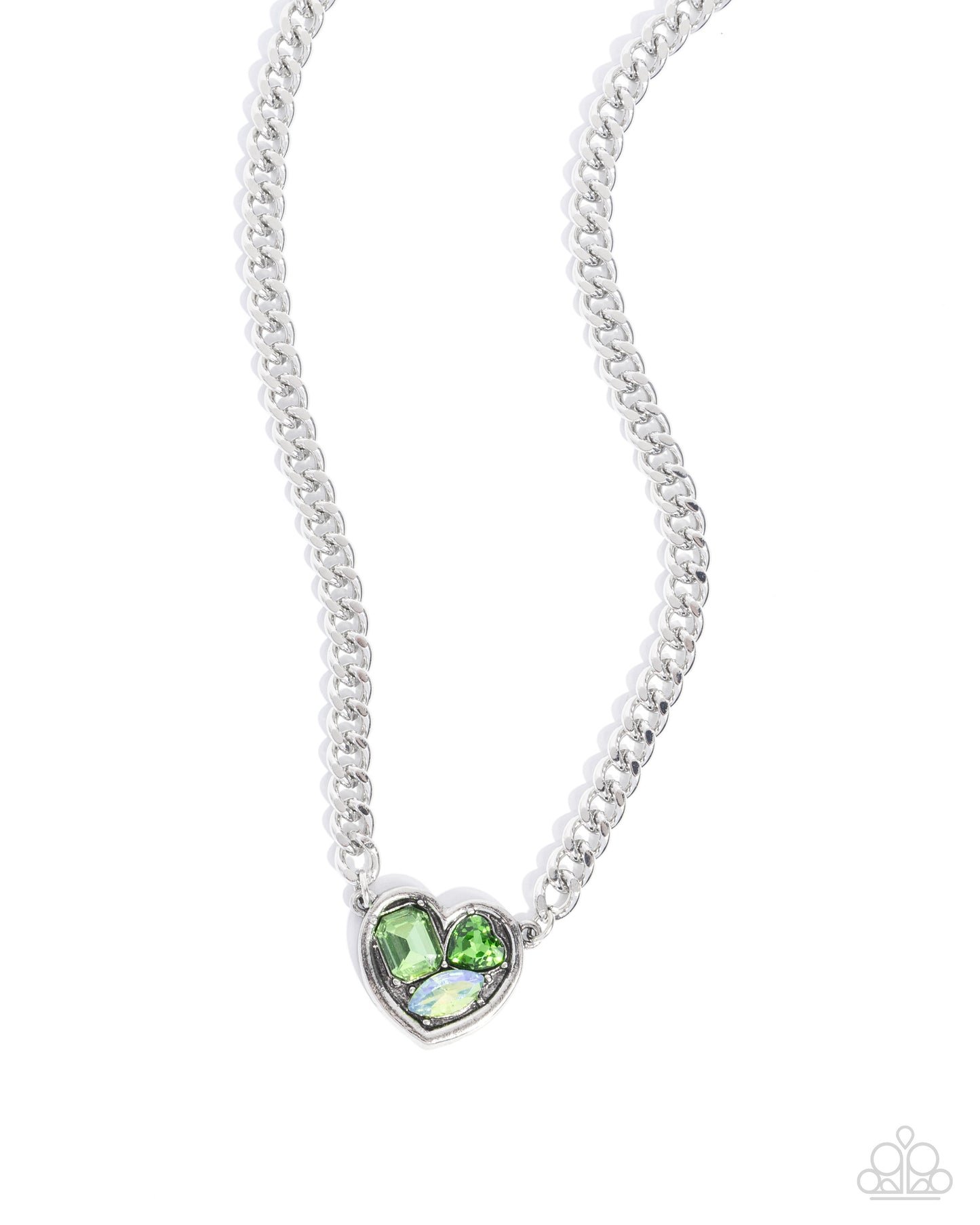 Paparazzi Accessories - Tasteful Triad - Green Necklace