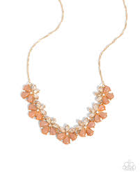 Paparazzi Accessories - Consistent Chic - Orange Necklace