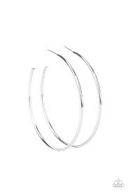 Paparazzi Accessories - Mega Metro - Silver Earrings