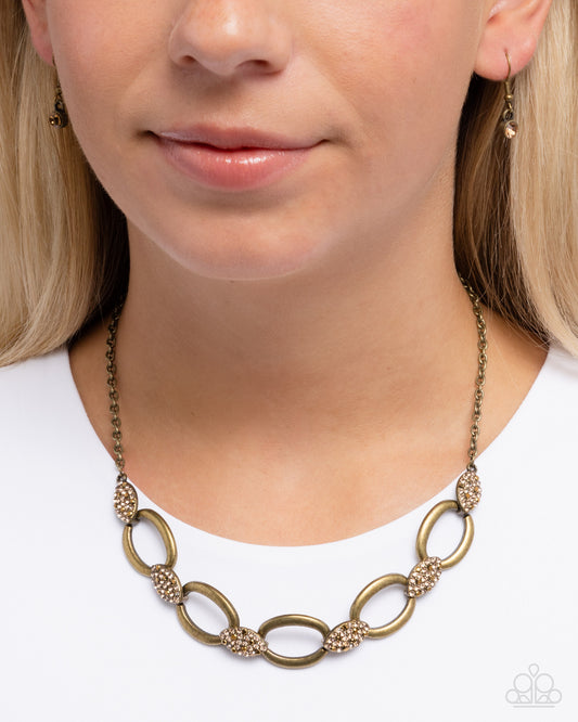 Paparazzi Accessories - Radiant Restoration - Brass Necklace