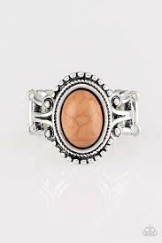 Paparazzi Accessories - All The Worlds a Stagecoach - Brown Ring