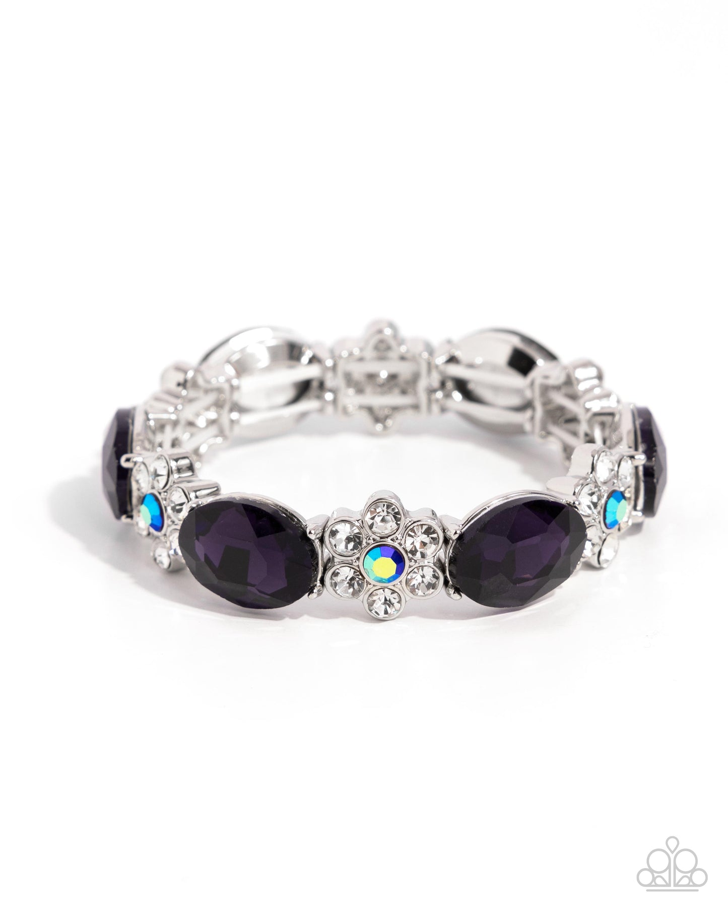 Paparazzi Accessories - Staycation Sparkle - Purple Bracelet