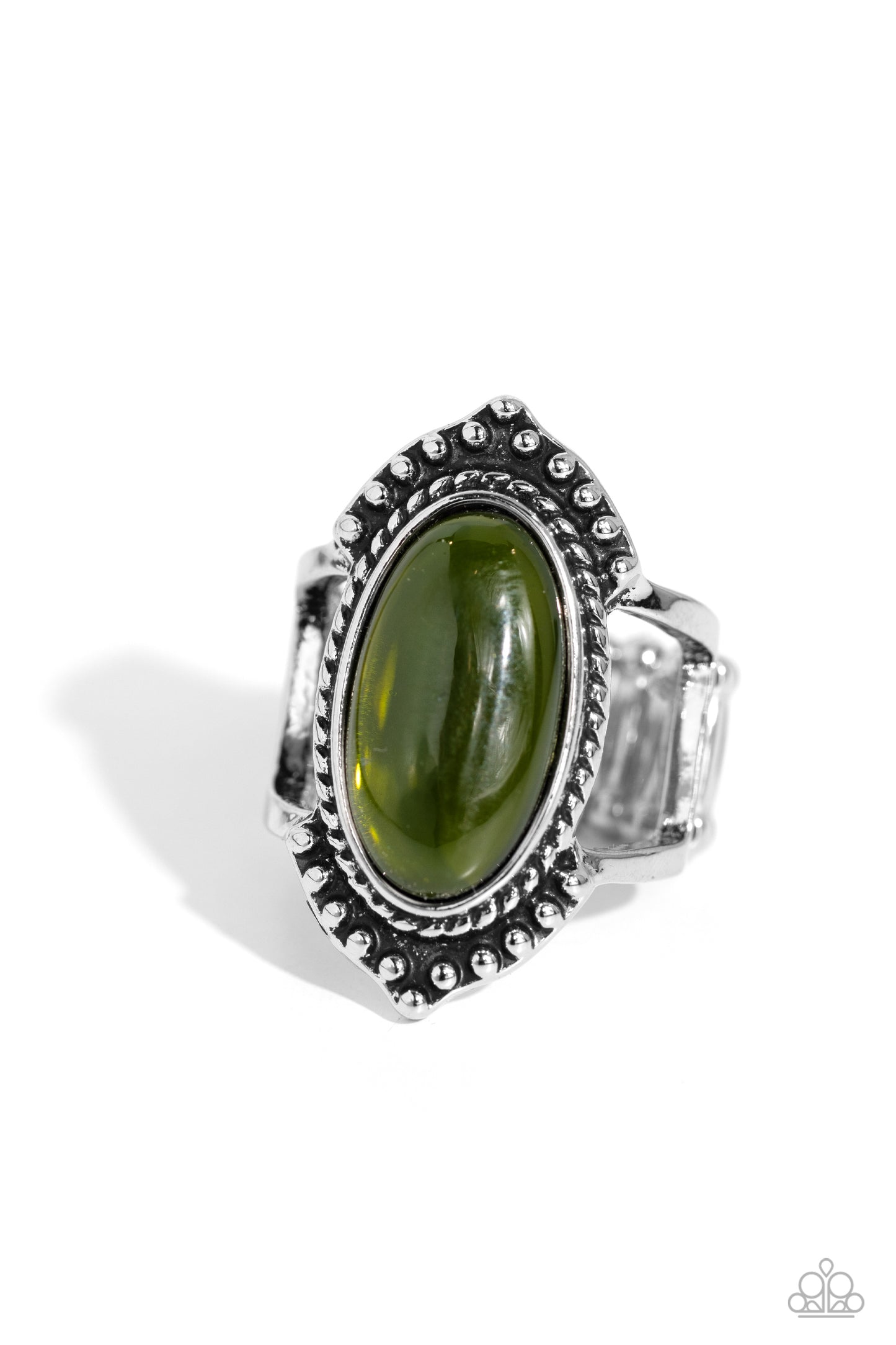 Paparazzi Accessories - Coquettishly Casablanca - Green Ring