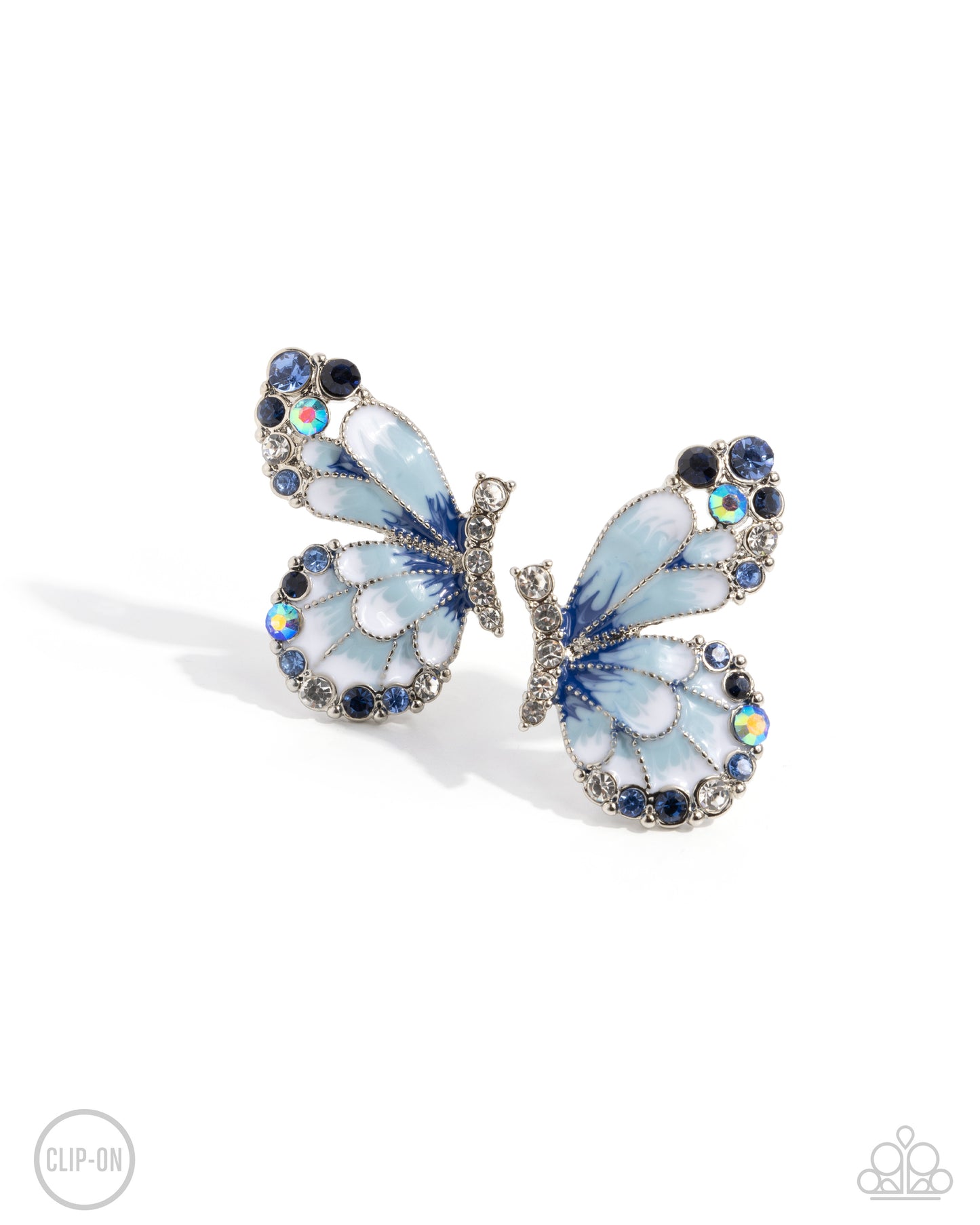 Paparazzi Accessories - Decadent Descent - Blue Earrings