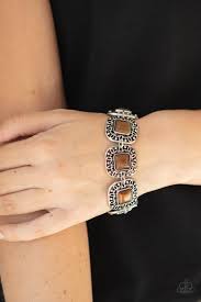 Paparazzi Accessories - Dreamy Destinations - Brown Bracelet