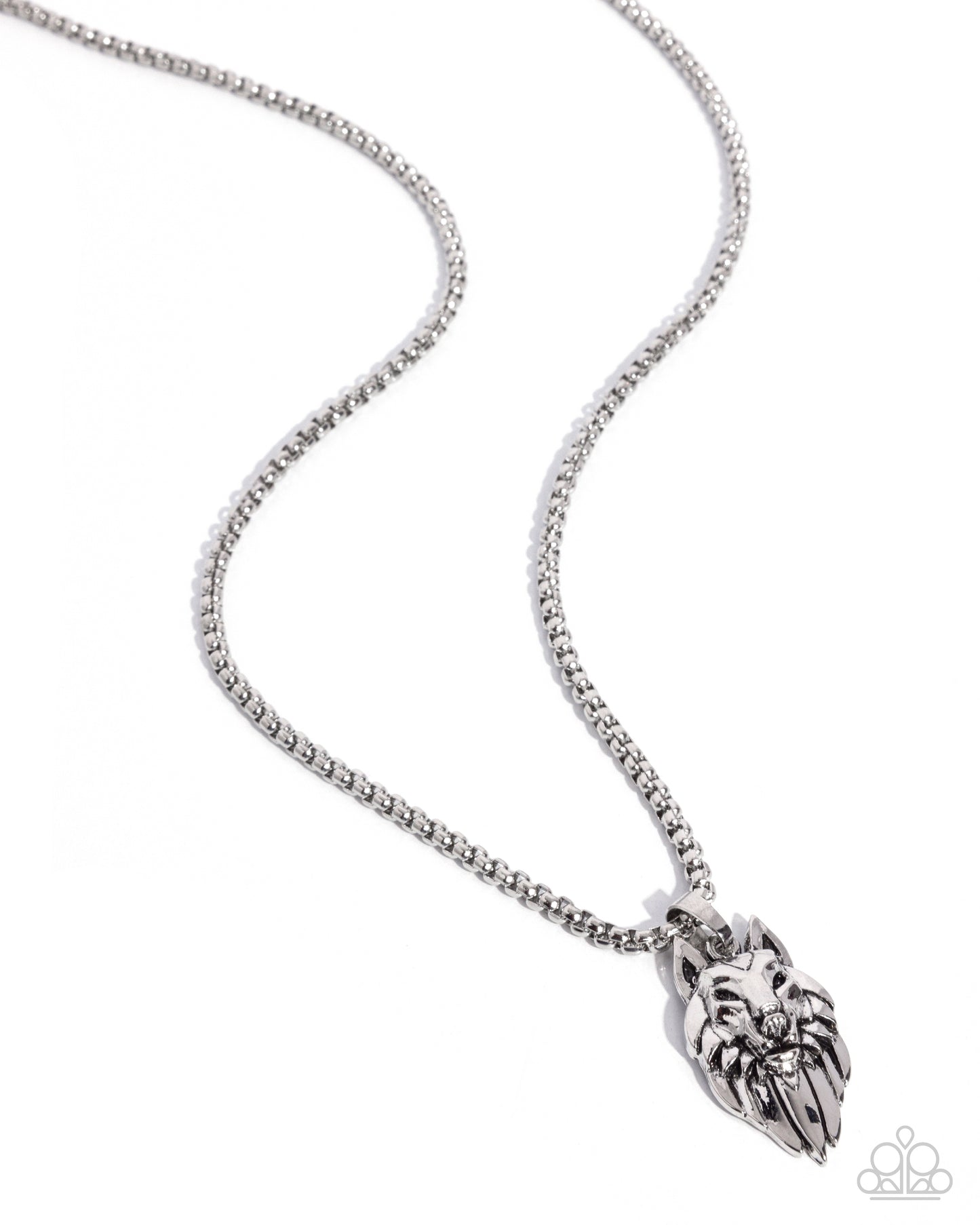 Paparazzi Accessories - Wolf Warrior - Silver Necklace