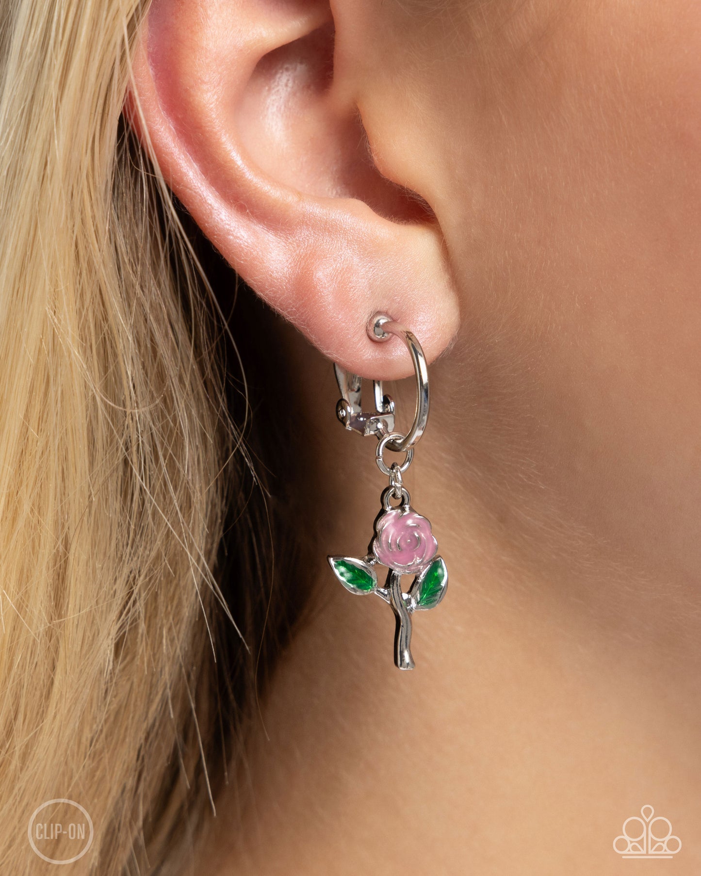 Paparazzi Accessories - Rose Routine - Pink Earrings