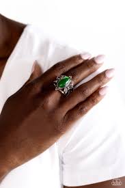 Paparazzi Accessories - Dance Of The Dragonflies - Green Ring