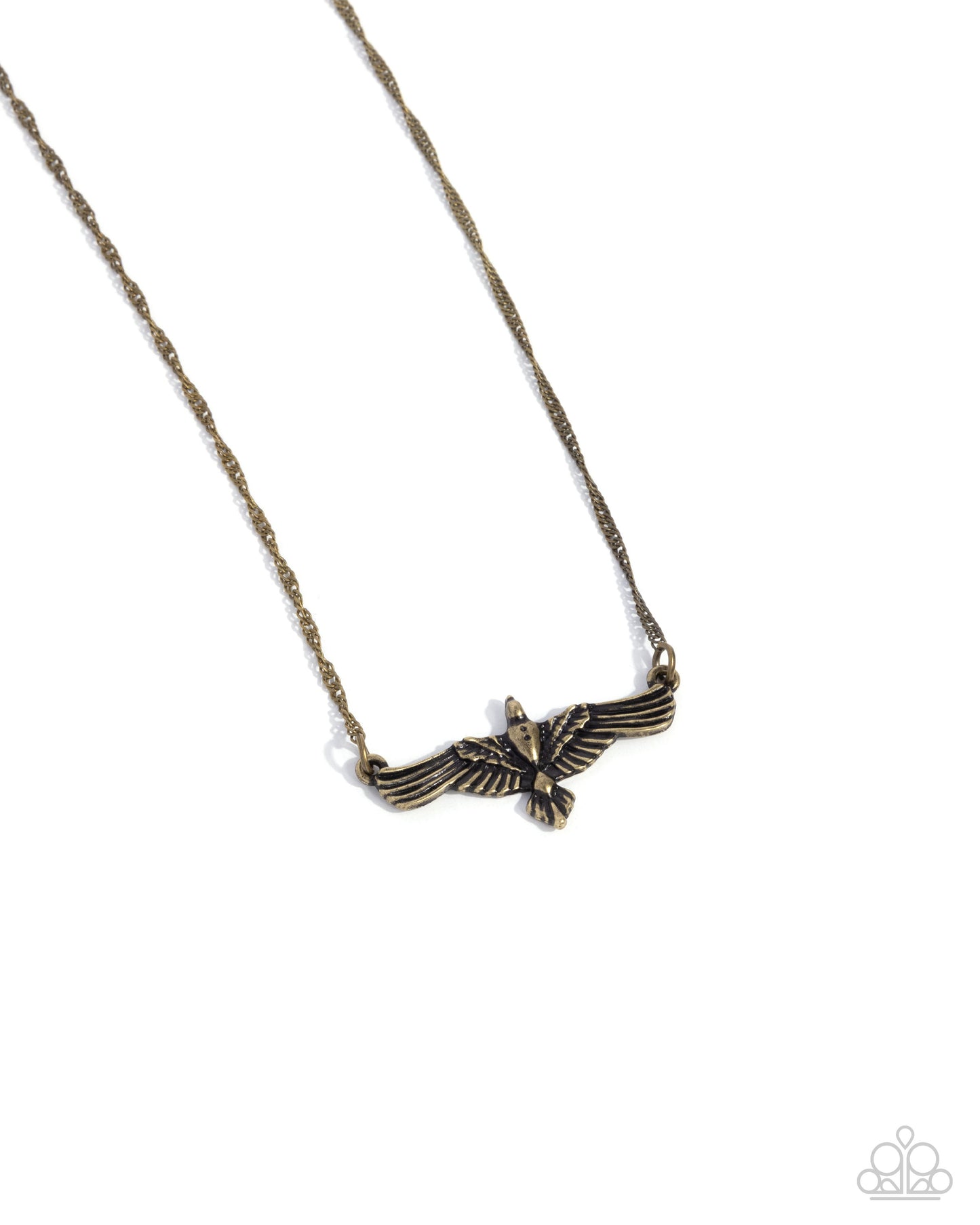 Paparazzi Accessories - Eagle Exception - Brass Necklace