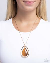 Paparazzi  Accessories - Stunning Session - Brown Necklace