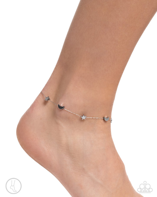 Paparazzi Accessories - Cosmic Craze - Silver Anklet