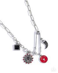 Paparazzi  Accessories - Trendy Trinket - Red Necklace