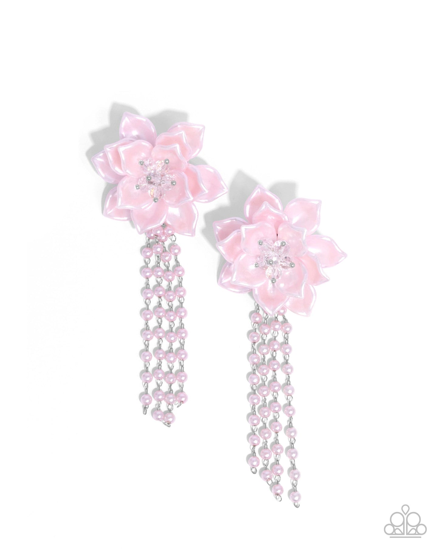 Paparazzi Accessories - Lotus Length - Pink Earrings